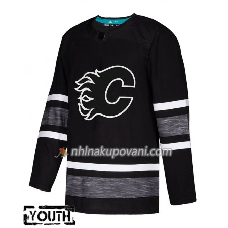 Calgary Flames Dresy Blank Černá 2019 NHL All-Star Adidas Authentic - Dětské Calgary Flames Dresy Blank Černá 2019 NHL All-Star Adidas Authentic - Dětské